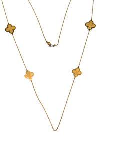 18K Yellow Gold Long Necklace