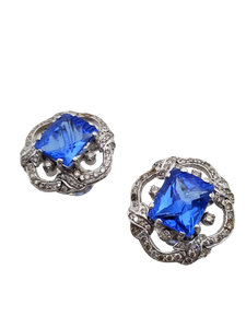 Diamond & Topaz Earring