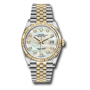 Rolex Datejust 126233 MDJ Mother Of Pearl Diamond Dial 36Mm Ladies’ Watch