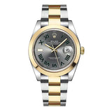 Rolex Datejust 126303 Slgro Slate Grey Green Roman Dial 41Mm Oystersteel And 18K Yellow Gold Oyster Bracelet Men’S Watch