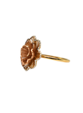 18K Rose Gold Flower Ring