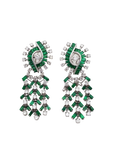 Emerald Diamond Earring