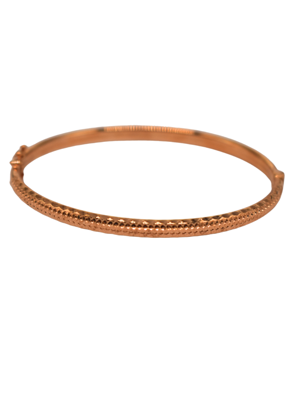 18K Rose Gold Bangle