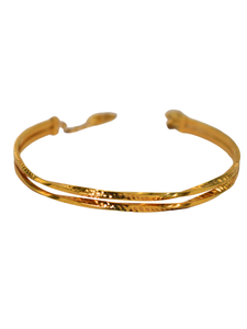 18K Yellow Gold Bangle