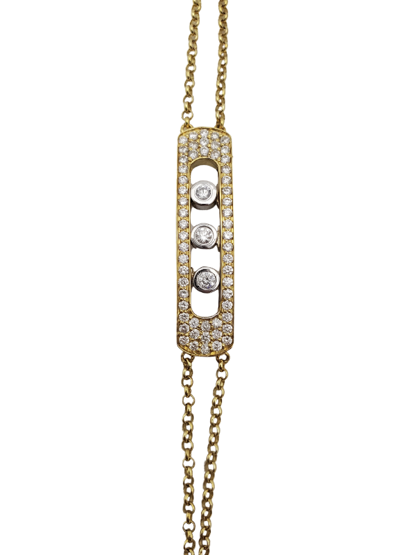 18K Yellow Gold Diamond Bracelet