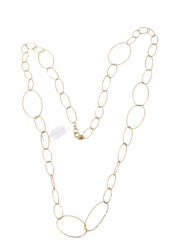 18K Yellow Gold Long Necklace