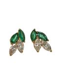 Emerald and diamond Earring