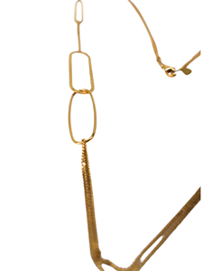 18K Yellow Gold Long Necklace