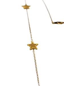 18K Yellow Gold Long Necklace