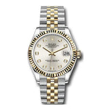 Rolex Datejust 278273 Sdj Yellow Goldand Steel 31Mm Silver Diamond Dial Jubilee Bracelet Ladies Watch