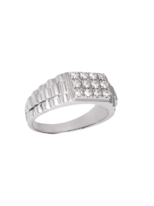 18K White Gold Diamond Ring