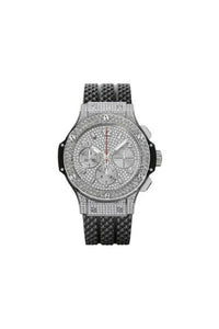 HUBLOT BIG BANG PAVE 41MM STAINLESS STEEL MEN'S WATCH