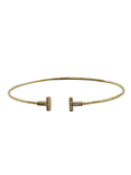 18K Yellow Gold Diamond Bangle