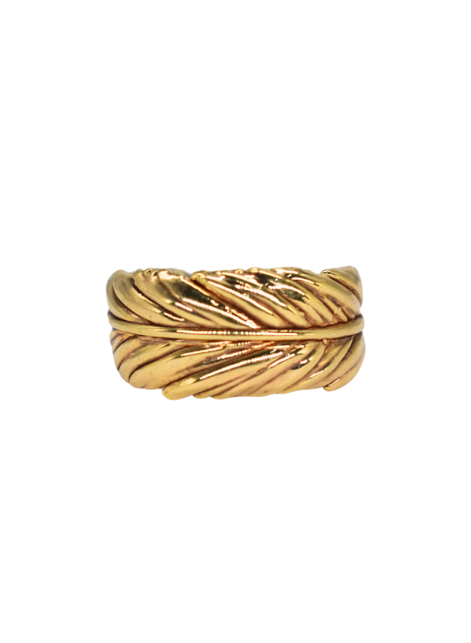 18K Yellow Gold Ring