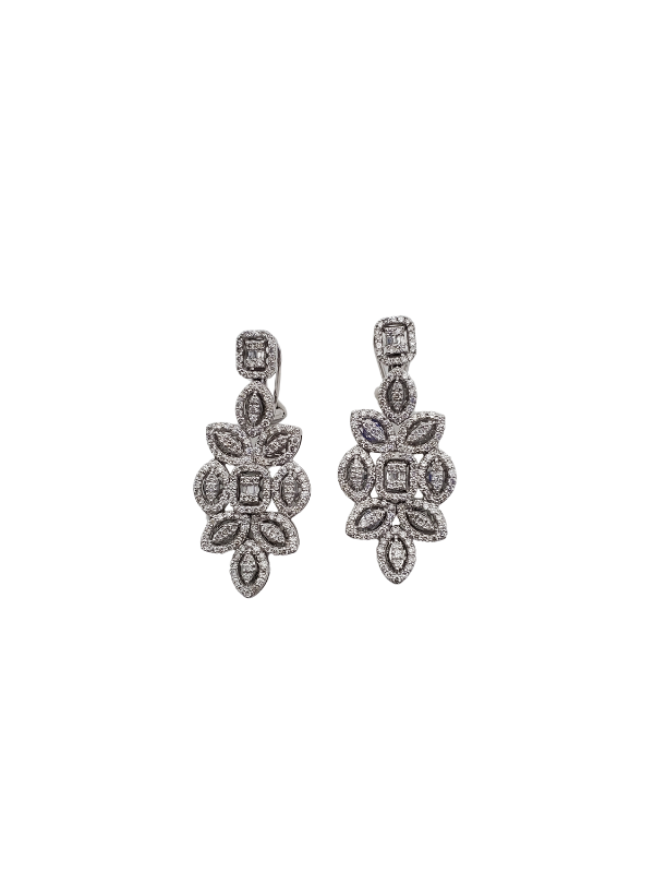 Diamond Drop Earring