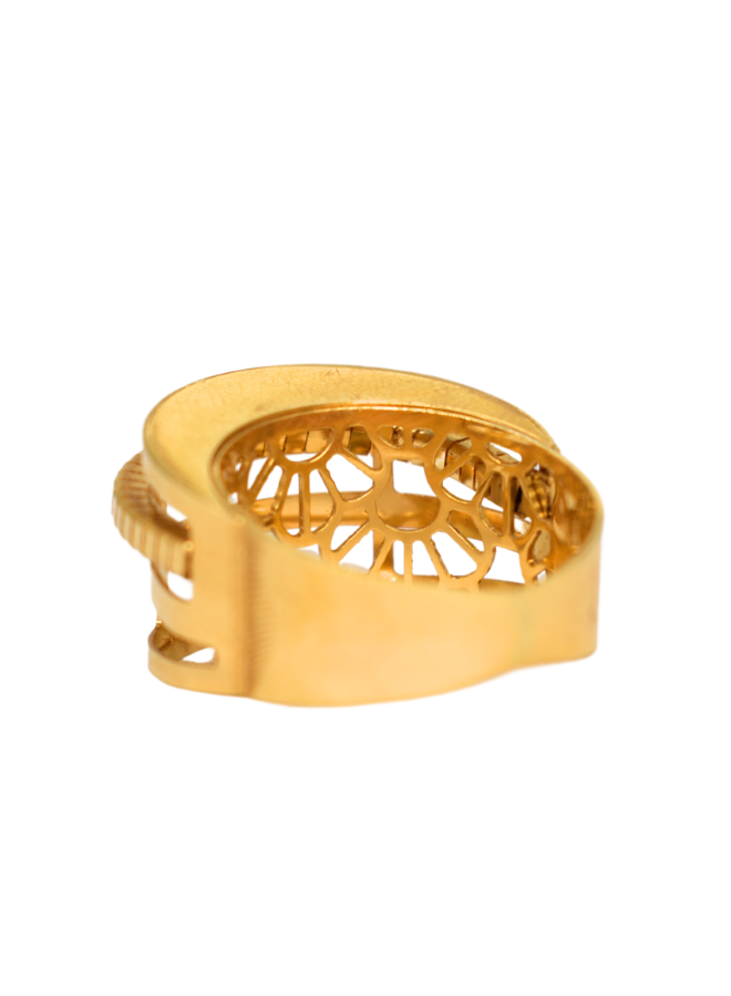 18K Yellow Gold Ring