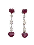 Diamond & Ruby Earring