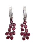 Diamond & Ruby Earring