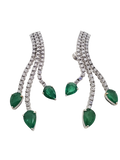 Diamond & Emerald Earring