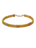 18K Tri-Color Gold Bangle