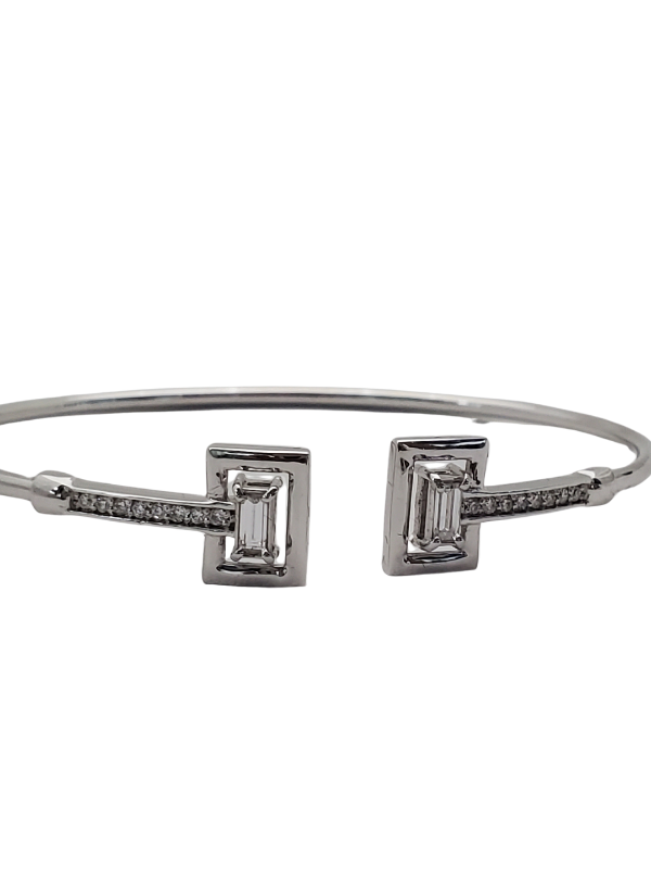 18K White Gold Diamond Bracelet