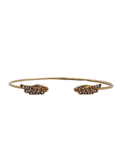 18K Rose Gold Diamond Bangle