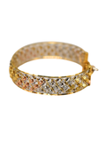 18K Tri-Color Gold Bangle