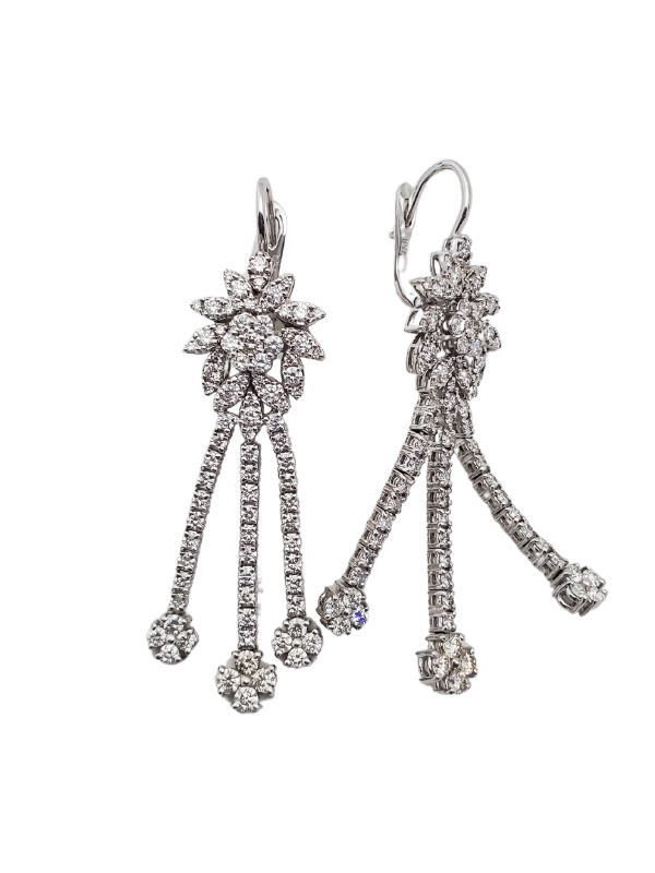 Diamond Drop Earring