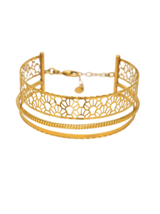 18K Yellow Gold Bangle