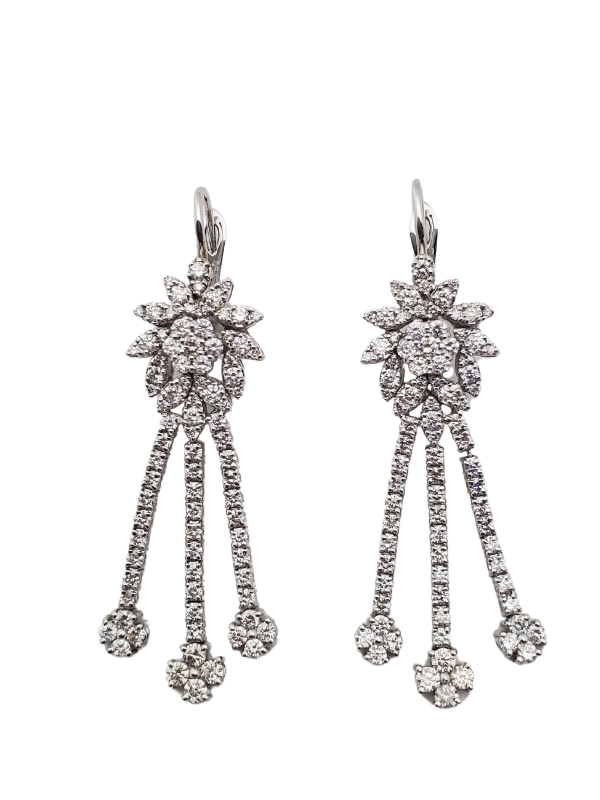 Diamond Drop Earring