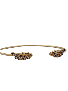 18K Rose Gold Diamond Bangle