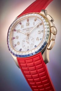 Patek Philippe Aquanaut Luce Rainbow Chronograph Ref. 7968/300R-001 - Luxury Ladies' Watch
