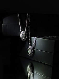 18k white gold diamond Necklace