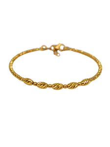 18K Yellow Gold Bangle