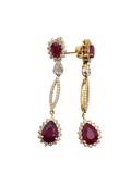 Diamond Ruby Earring