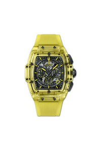 HUBLOT SPIRIT OF BIG BANG YELLOW SAPPHIRE WATCH LIMITED EDITION OF 100 PIECES REF. 641.JY.0190.R