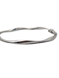 18K White Gold Bangle