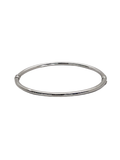 18K White Gold Bangle