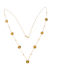 21K Yellow Gold Long Necklace