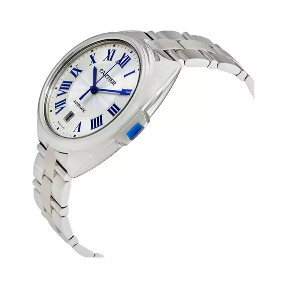 Cartier Cle De Cartier WSCL0007 Stainless Steel 40MM Silver Dial