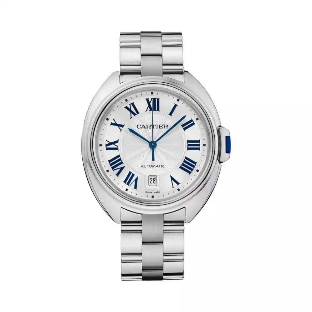 Cartier Cle De Cartier WSCL0007 Stainless Steel 40MM Silver Dial