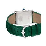 Cartier Tank WSTA0056 Quartz Must Large Steel Green Dial