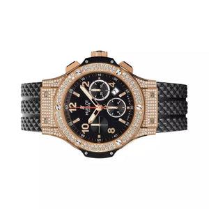 Hublot Big Bang 301.PX.130.RX.174 Diamond Paved Black Dial