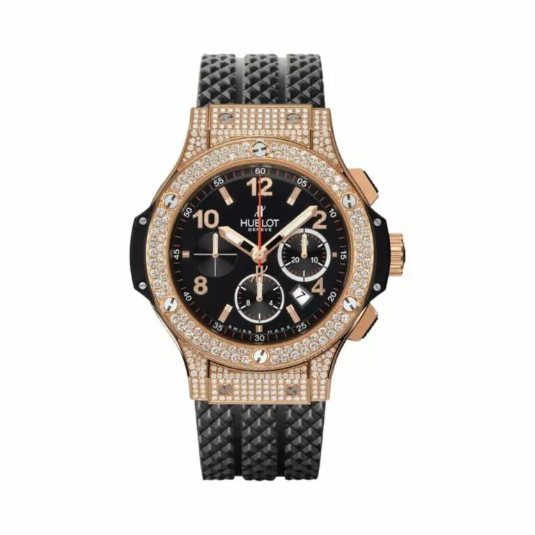 Hublot Big Bang 301.PX.130.RX.174 Diamond Paved Black Dial