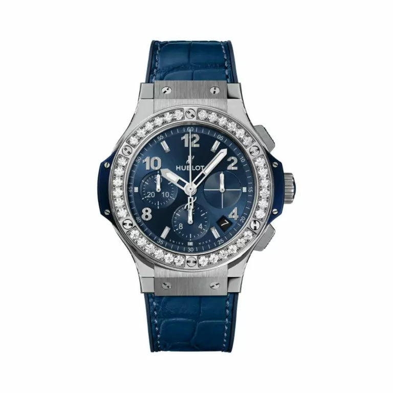 Hublot Big Bang Steel 341.SX.7170.LR.1204 Diamonds Blue Dial