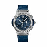 Hublot Big Bang Steel 341.SX.7170.LR.1204 Diamonds Blue Dial