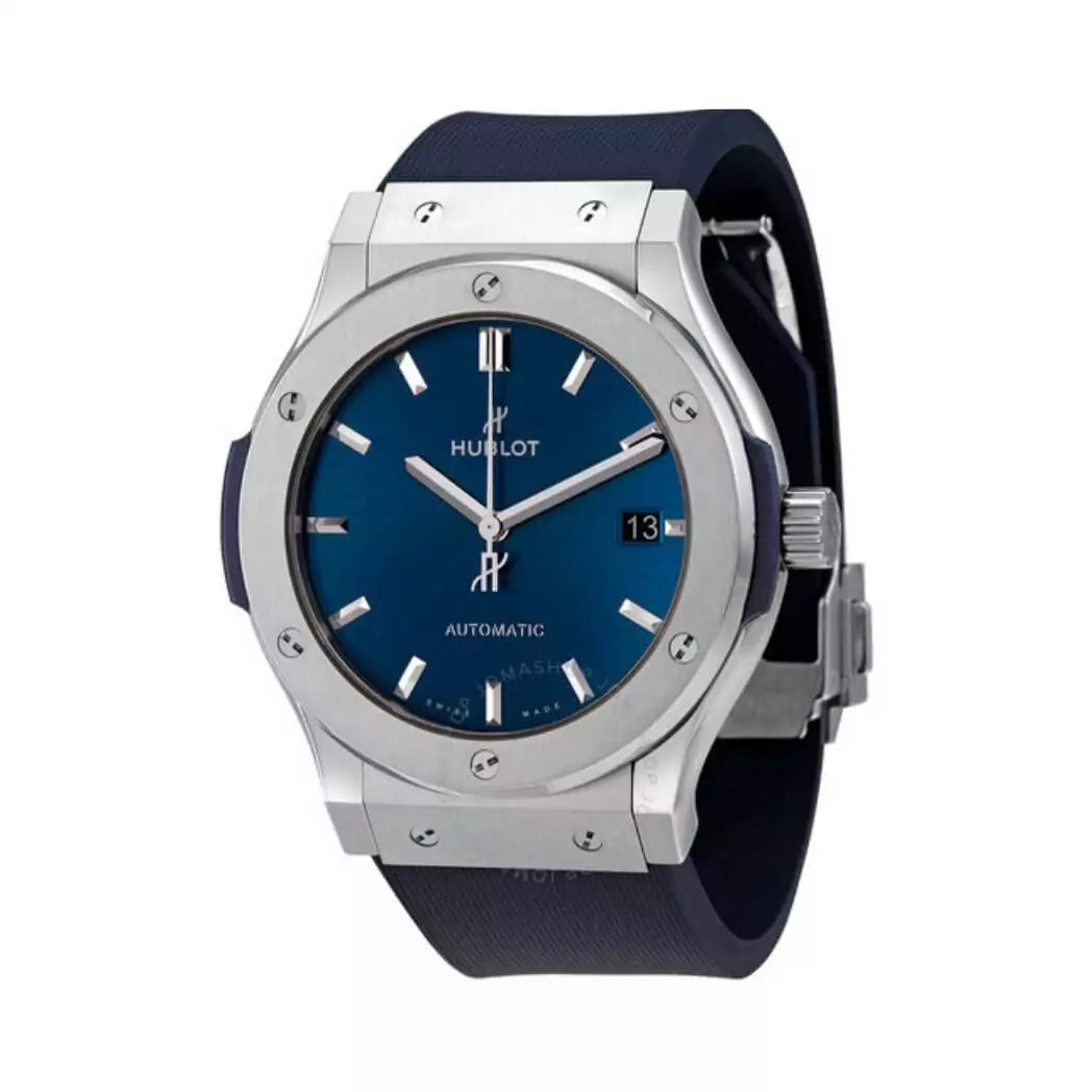 Hublot Classic Fusion 511.NX.7170.RX Titanium Blue Dial Limited Edition