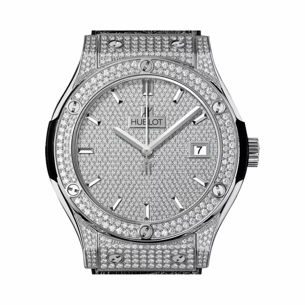 Hublot Classic Fusion 511.NX.9010.LR.1704 Diamond Pave Dial