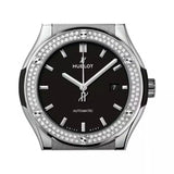 Hublot Classic Fusion 542.NX.1171.LR.1104 Titanium Diamonds Black Dial