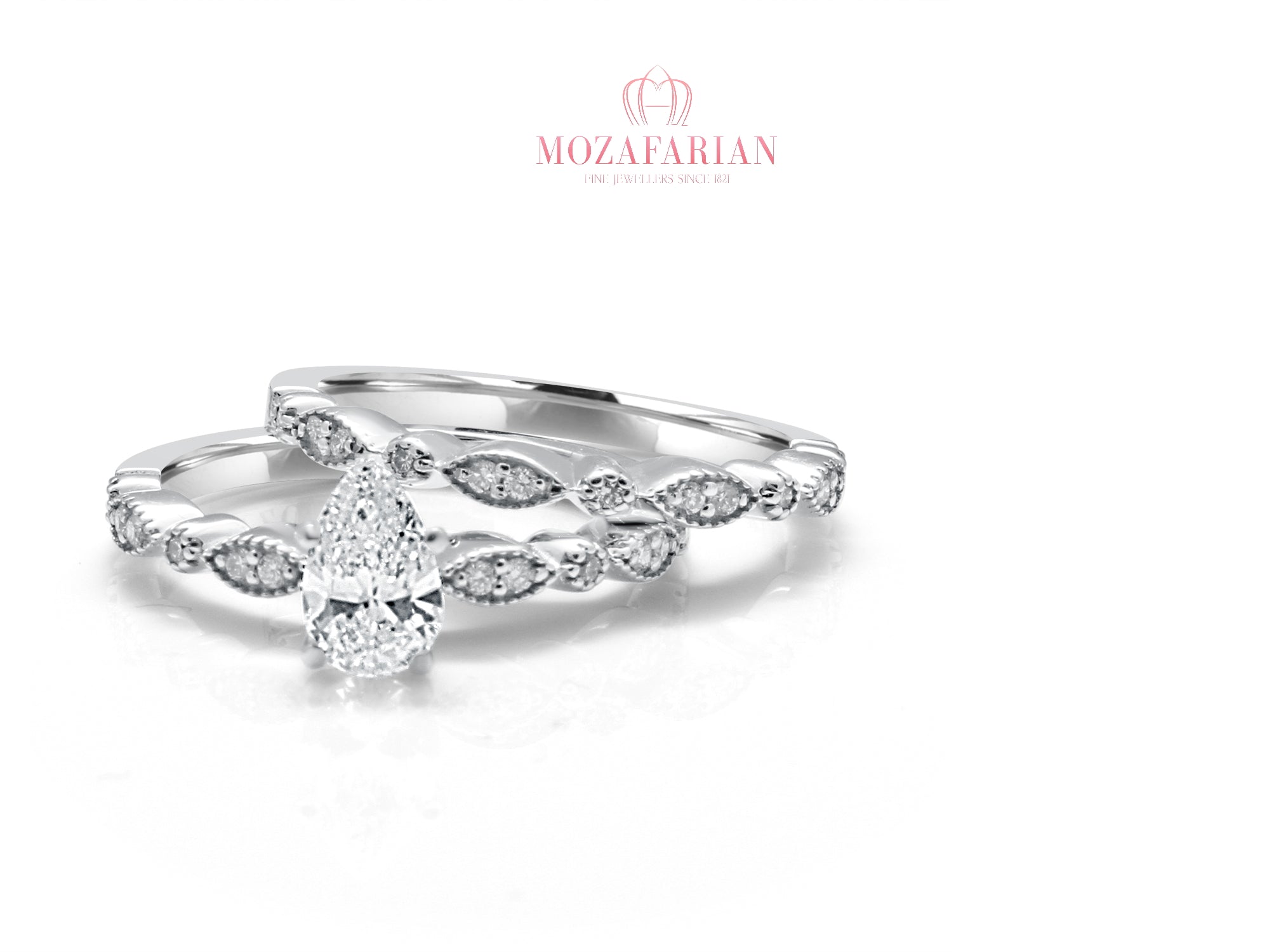 Diamond Engagement ring & Wedding band set